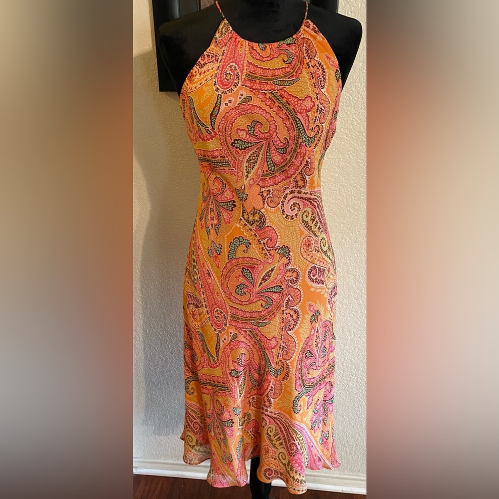 Multicolored Paisley Sun Dress